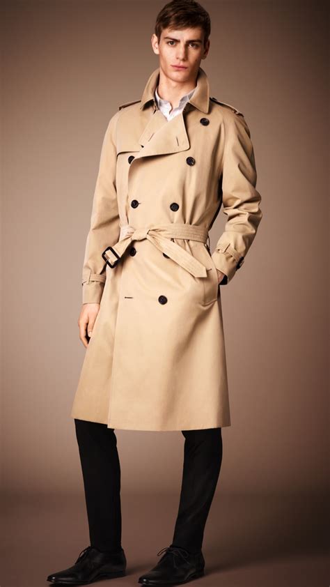 mens burberry trench